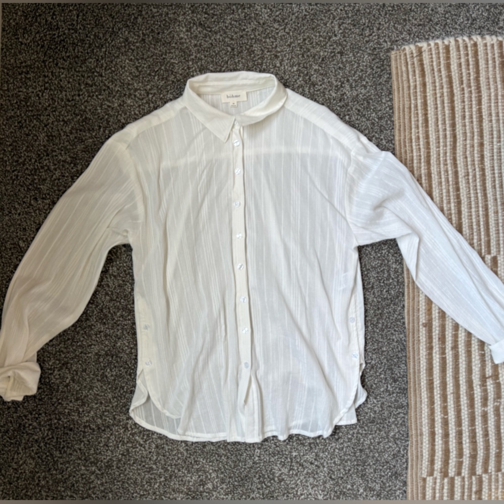 Boomer White Button Up
